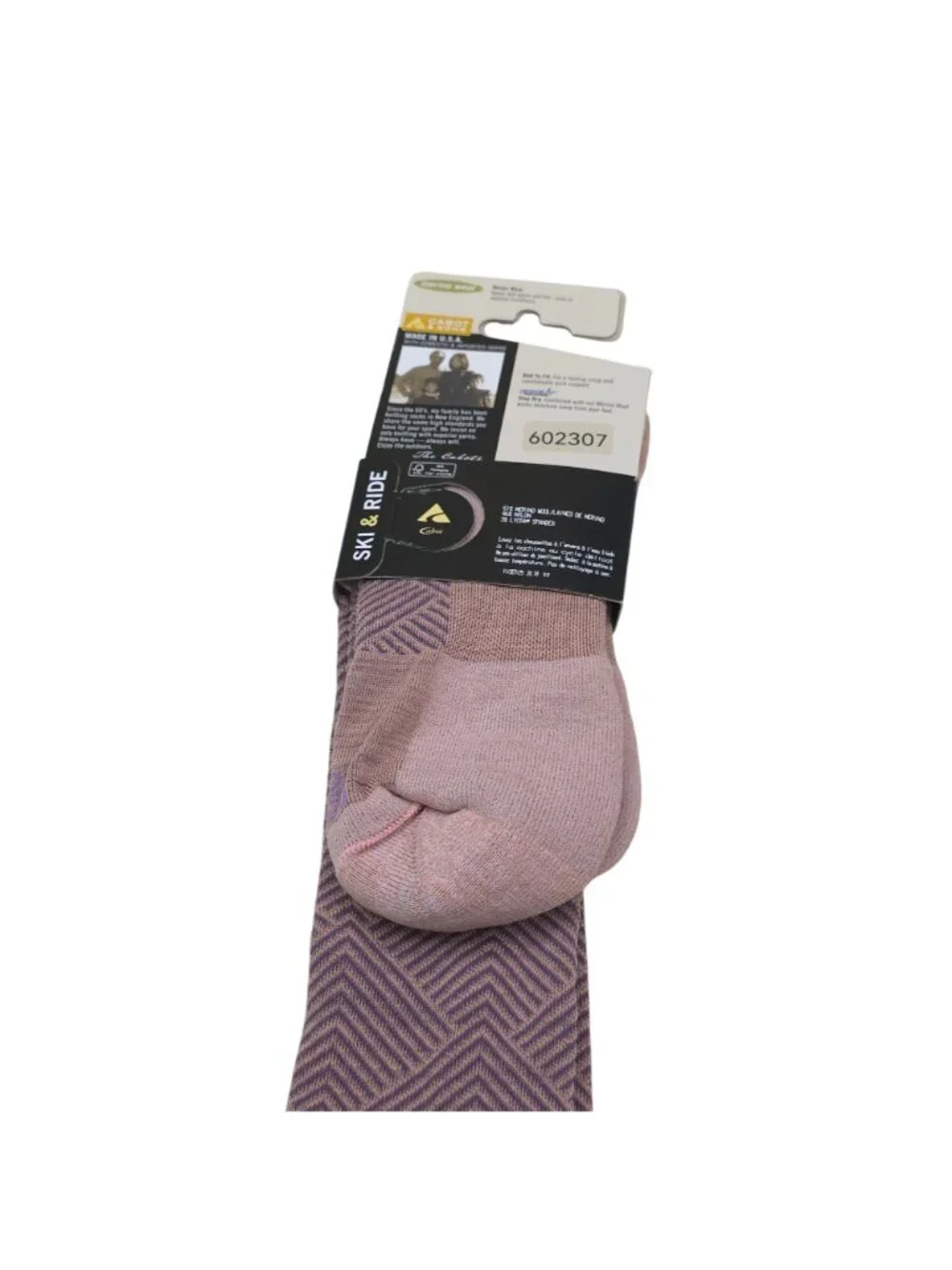 Cabot & Sons Womens Ski & Ride Merino Wool Socks One Size Made In USA